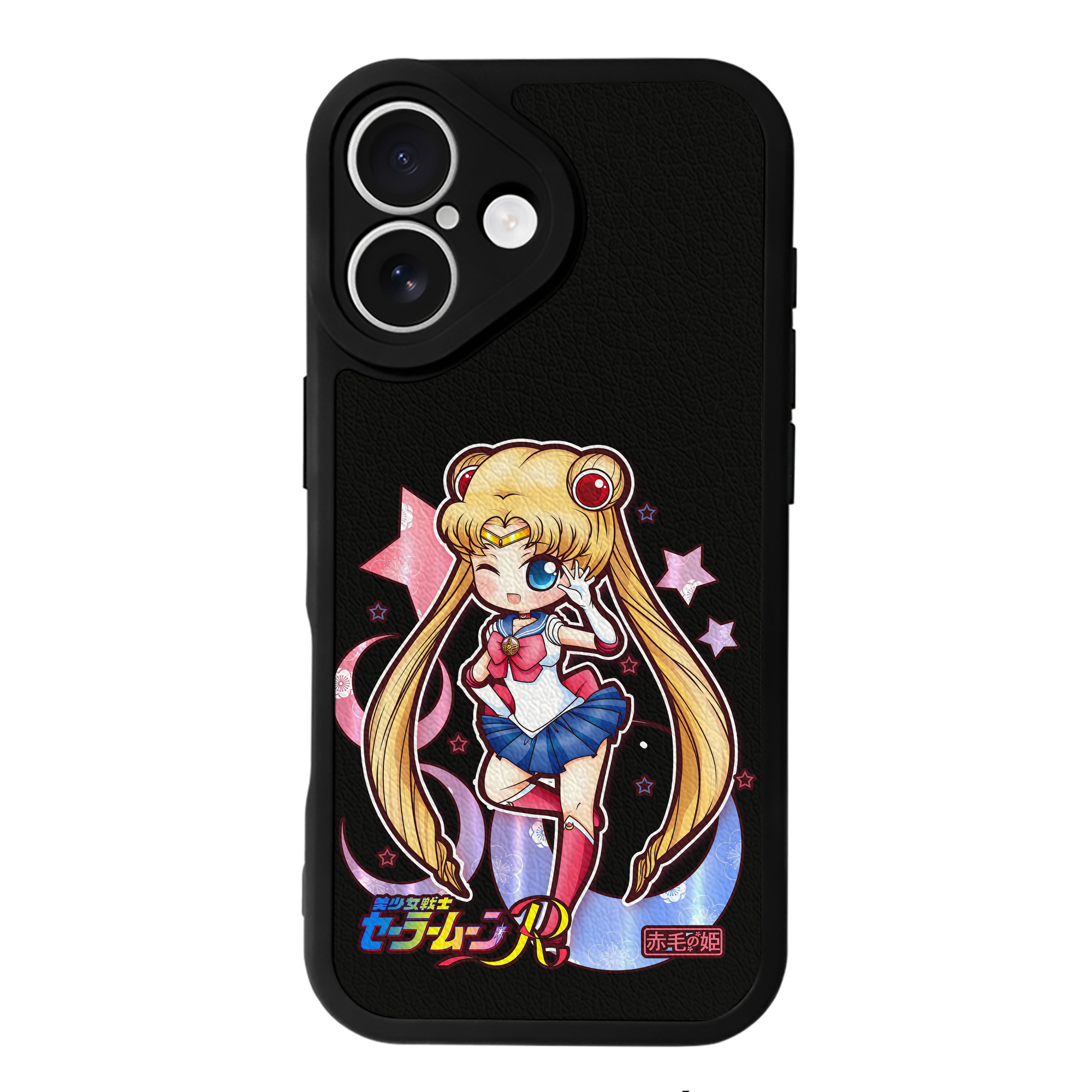 （画像用） 美少女戦士セーラームーン 月野 うさぎ つきの うさぎ Sailor Moon Tsukino Usagi 【iPhone 16シリーズ対応】シリコンスマホケース（レザー調） 材質：シリコン
